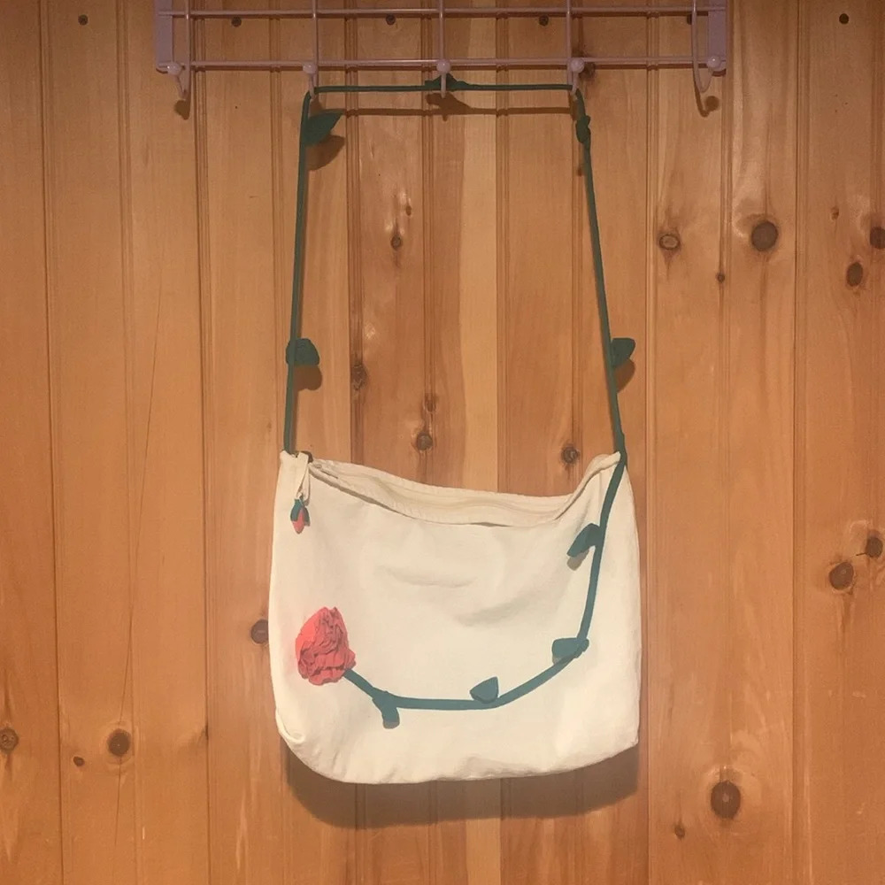 SAMANTHA PLEET Persephone rose vine crossbody bag